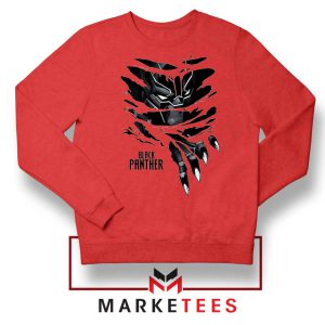 The King Black Panther Wakanda Red Sweatshirt