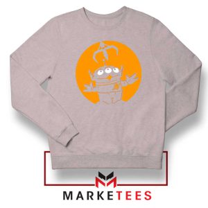 The Little Green Cartoon Characters Grey Sweatshirt