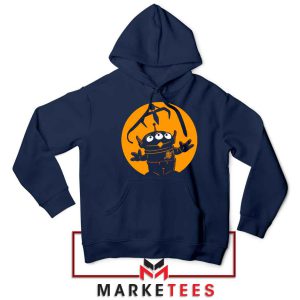 The Little Green Cartoon Characters Navy Hoodie