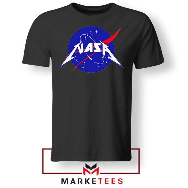 The Metallica NASA Logo Parody BlackTshirt