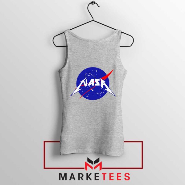 The Metallica NASA Logo Parody Grey Tank Top