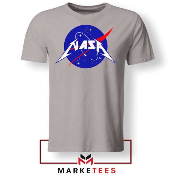 The Metallica NASA Logo Parody Grey Tshirt