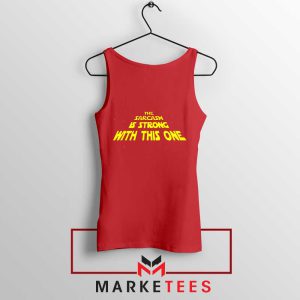 The Sarcasm Star Wars Series Red Tank Top