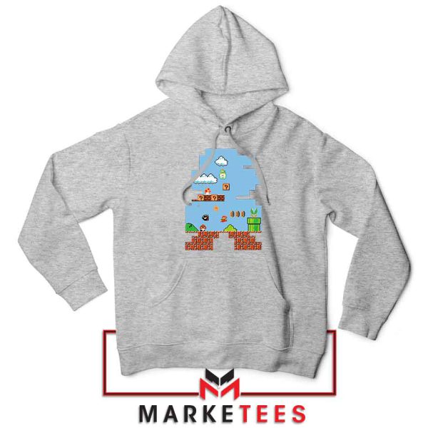 The Super Mario Mascot Series Grey Hoodie