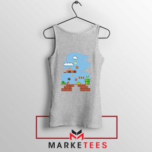 The Super Mario Mascot Series Grey Tank Top