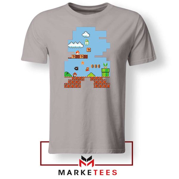 The Super Mario Mascot Series Grey Tshirt