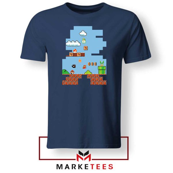 The Super Mario Mascot Series Navy Tshirt