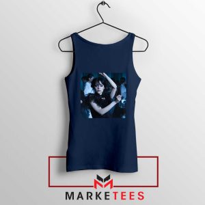 The Wednesday Rave N Dance Navy Tank Top