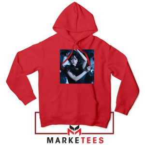 The Wednesday Rave N Dance Red Hoodie