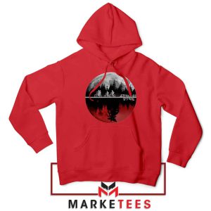 Upside Down Moon Mystery Parody Red Hoodie