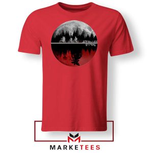 Upside Down Moon Mystery Parody Red Tshirt