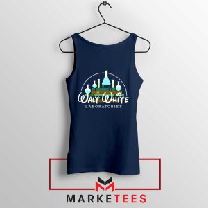 Walt-White-Bad-Laboratories Navy Tank Tops