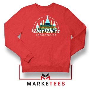 Walt-White-Bad-Laboratories Red Sweatshirt