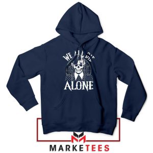 Wednesday Addams Fashion Navy Hoodie