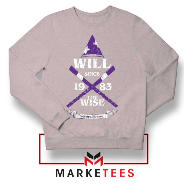 Will Byers Since 1983 Seaosn 5 Grey Sweatshirt