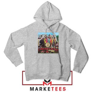 All You Need Is Love Sgt. Pepper's Grey Hoodie