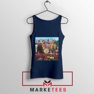 All You Need Is Love Sgt. Pepper's Navy Tank Top