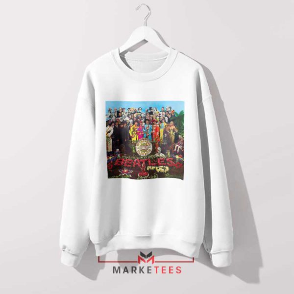 All You Need Is Love Sgt. Pepper's White Sweatshirt