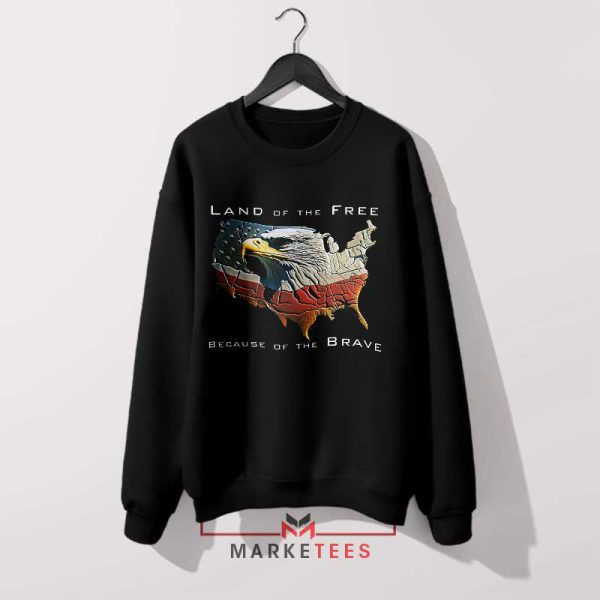 American Spirit Patriotic Bald Eagle Sweatshirt