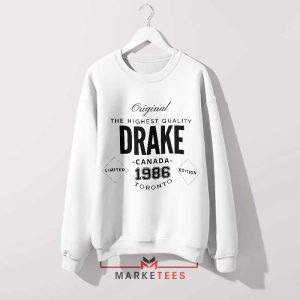 Best I Ever Had Drake 1986 White Swatshirt