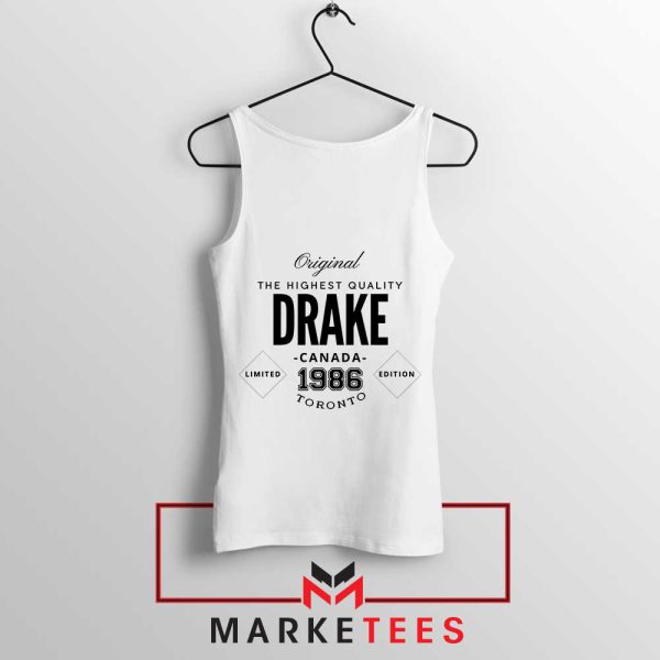 Best I Ever Had Drake 1986 White Tank Top