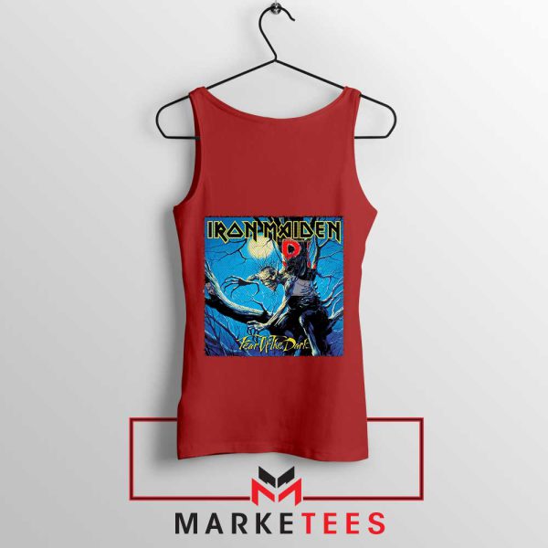 Beyond the Shadows Fear of the Dark Album Red Tank Top