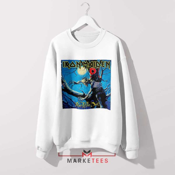 Beyond the Shadows Fear of the Dark Album White Sweatshirt