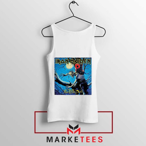 Beyond the Shadows Fear of the Dark Album White Tank Top