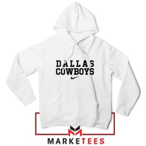 Big D Energy Dallas Cowboys White Hoodie