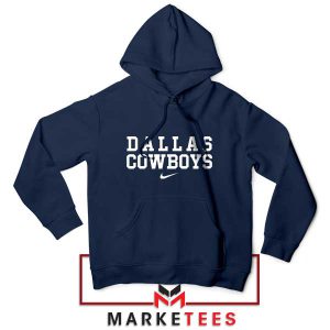 Big D Energy Dallas Cowboys White Navy Hoodie