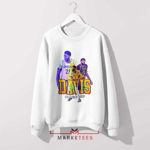 Big Man Anthony Davis High-Flyer White SweatshirtBig Man Anthony Davis High-Flyer White Sweatshirt