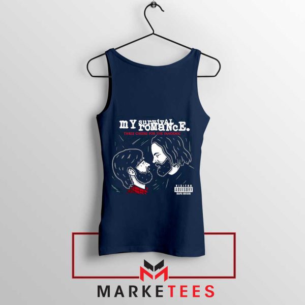 Bill and Frank Romance The Last Of Us Navy Tank Top