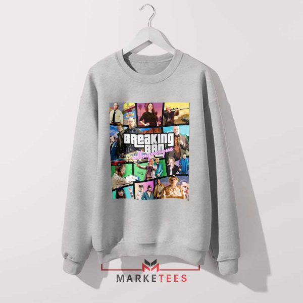 Breaking Bad Vice City GTA V Grey Sweatshirt