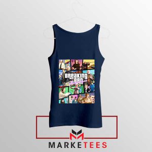 Breaking Bad Vice City GTA V Navy Tank Top