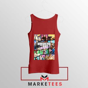 Breaking Bad Vice City GTA V Red Tank Top