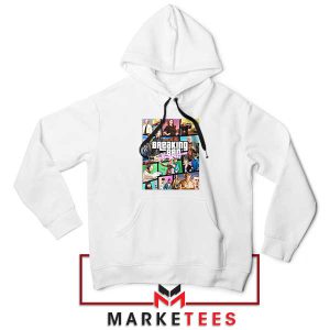 Breaking Bad Vice City GTA V White Hoodie