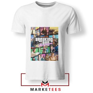 Breaking Bad Vice City GTA V White Tshirt