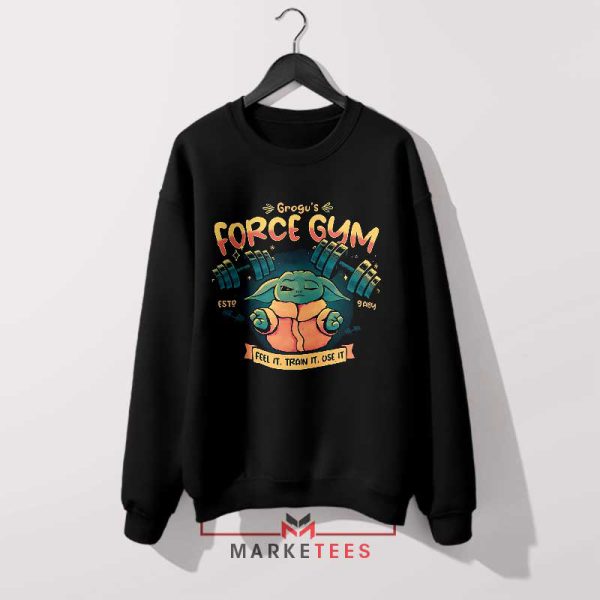 Bring the Force to Your Workout Black Sweatshirt