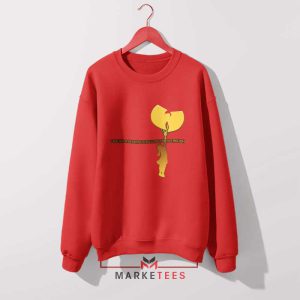 CREAM Wu Tang Clan Banksy Quotes Red Sweatshirt