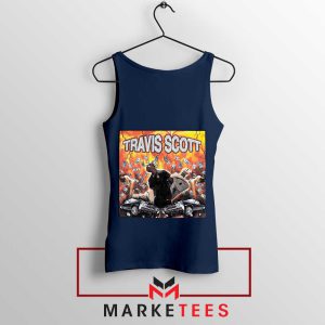 Cactus Jack Astroworld Sicko Mode Navy Tank Top