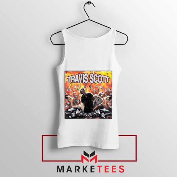 Cactus Jack Astroworld Sicko Mode White Tank Top