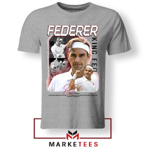 Chasing Grand Slams with Roger Federer Grey Tshirt