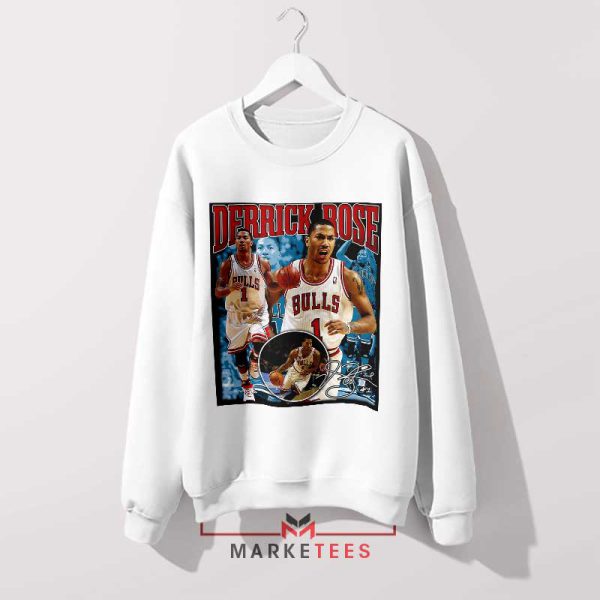 Chicago's Rose MVP Edition White Sweatshirt