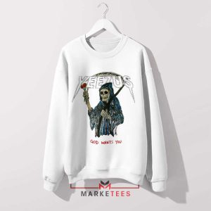 Controversial Yeezus God Wants You White Sweatshirt