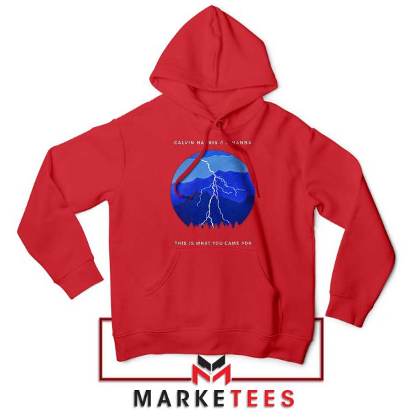 Dance to the Beat Calvin Harris Rihanna Red Hoodie