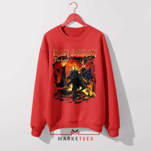 Dark Lord Iron Maiden Sauron Red Sweatshirt