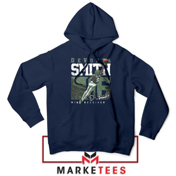 DeVonta Smith's Football Gear Navy Hoodie