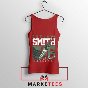 DeVonta Smith's Football Gear Red Tank Top