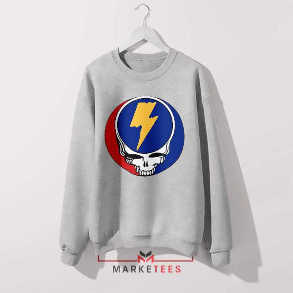 Deadheads Unite Steal Your Face Grey Sweatshirt