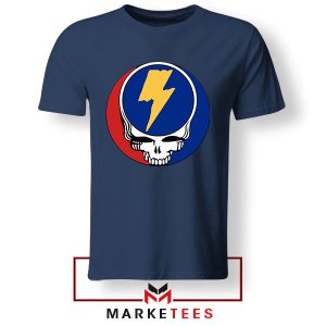 Deadheads Unite Steal Your Face Navy Tshirt